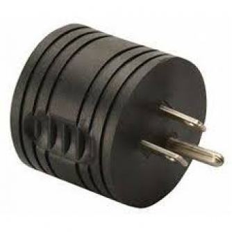 ROUND BLACK ADAPTER FOR RV